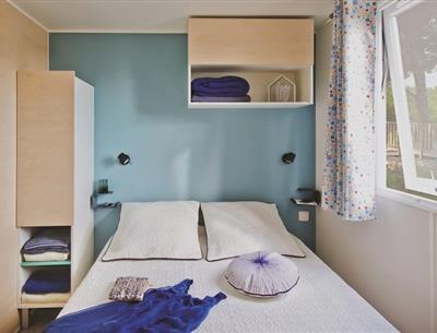 Cottage Pacifique - Double bedroom - Campsite La Roseraie *** La Baule