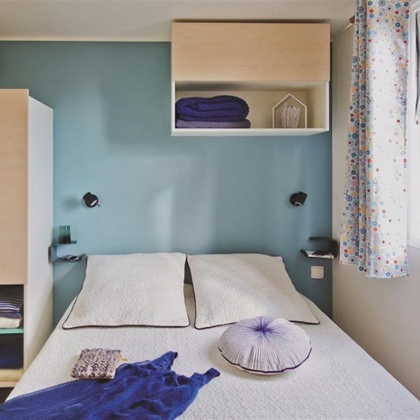 Cottage Pacifique - Double bedroom - Campsite La Roseraie *** La Baule - Camping La Roseraie