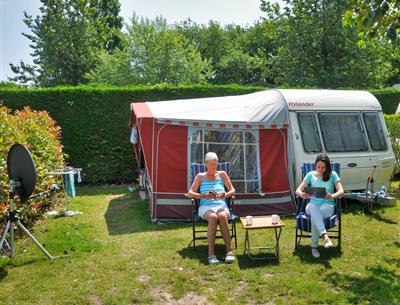 marked pitches Camping La Roseraie La Baule