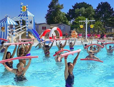 water aerobics exercise