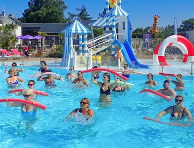 water aerobics class entertainment